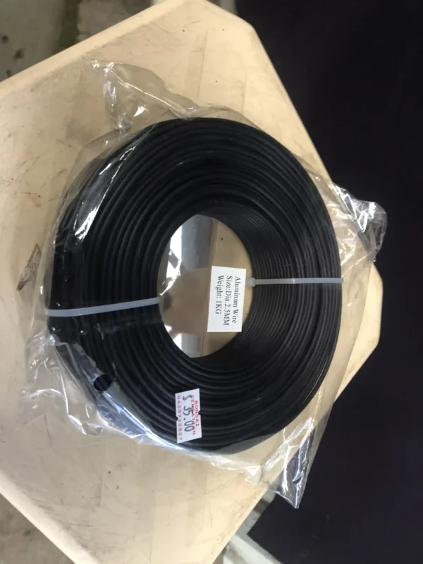 Anodized aluminium wire